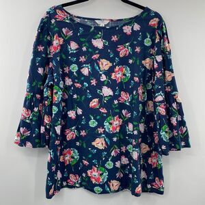 3For$20 Time and Tru Flower Belled sleeved Blouse size XXL